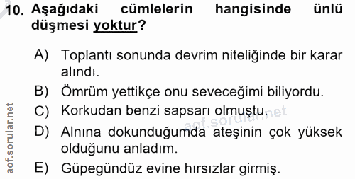 Soru 10