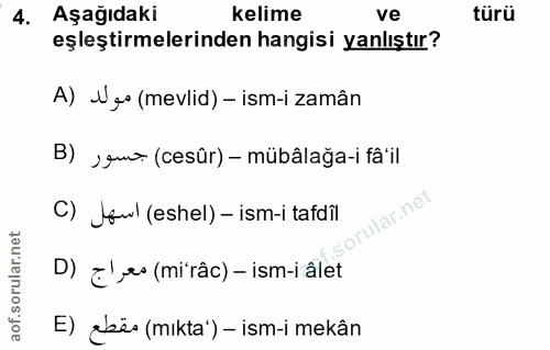 Soru 4