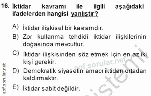 Soru 16