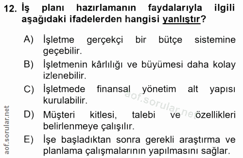 Soru 12
