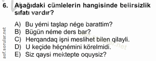 Soru 6