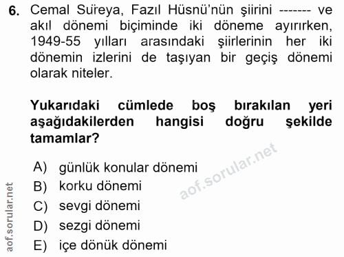 Soru 6