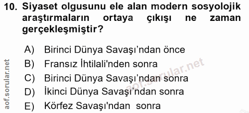 Soru 10