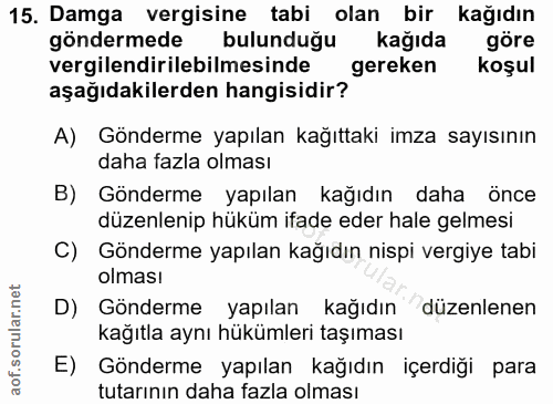 Soru 15