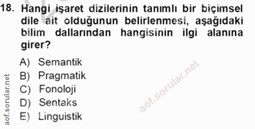 Soru 18