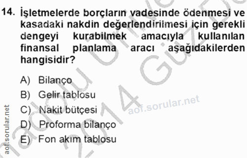 Soru 14