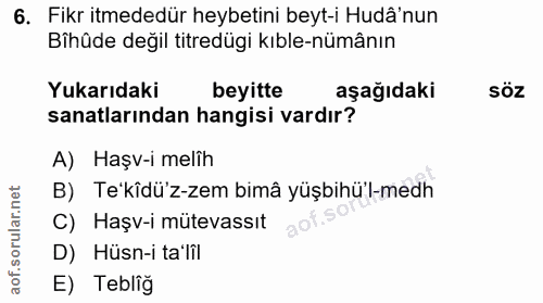 Soru 6