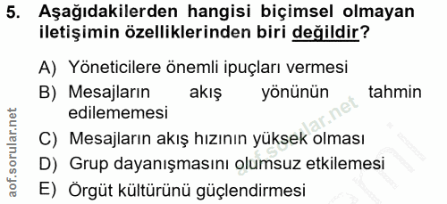 Soru 5