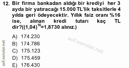 Soru 12