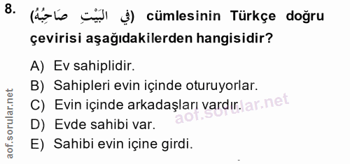 Soru 8
