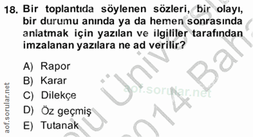 Soru 18