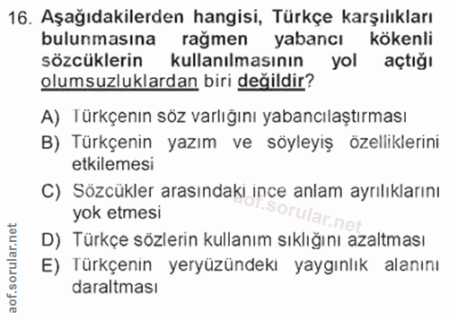 Soru 16