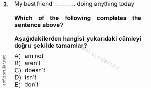 Soru 3