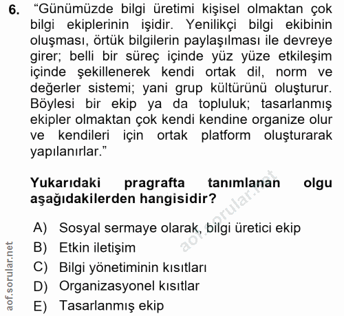 Soru 6