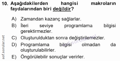 Soru 10