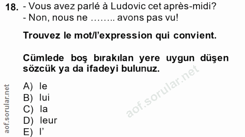 Soru 18