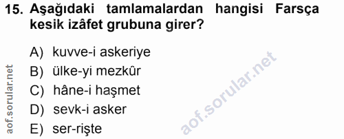 Soru 15