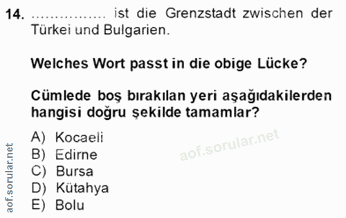 Soru 14