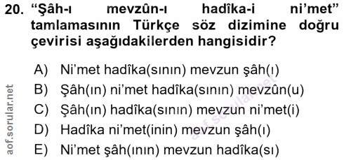 Soru 20