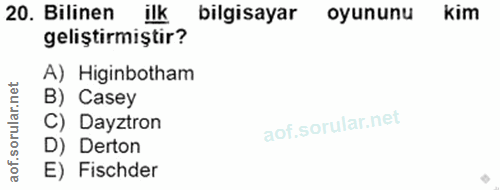 Soru 20