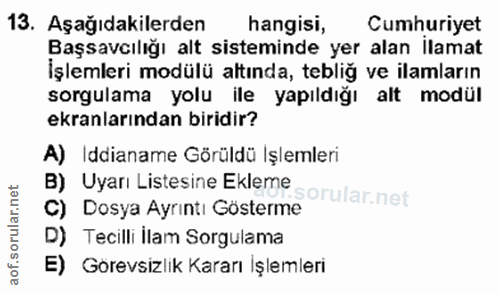 Soru 13