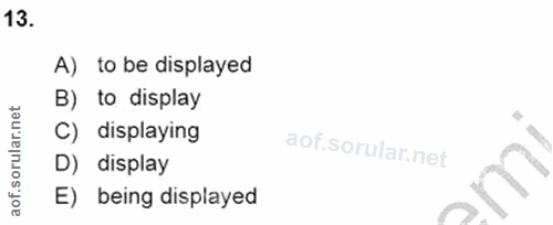 Soru 13