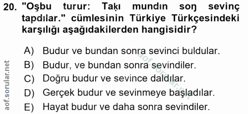 Soru 20