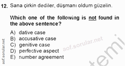 Soru 12
