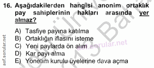 Soru 16