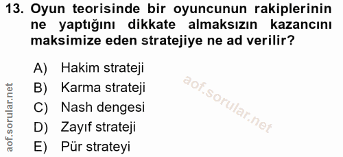 Soru 13
