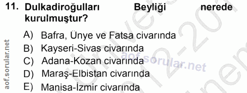 Soru 11
