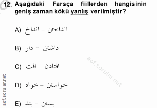 Soru 12