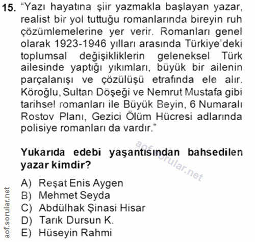 Soru 15