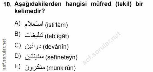 Soru 10
