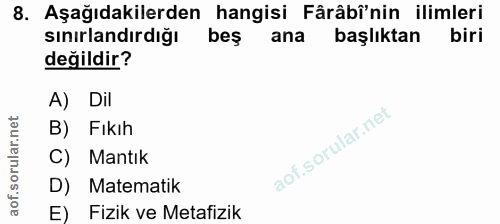 Soru 8