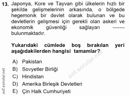 Soru 13