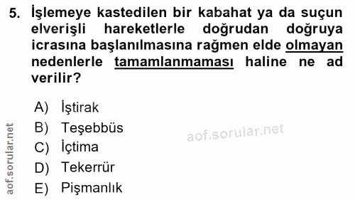 Soru 5