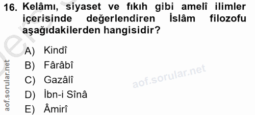 Soru 16
