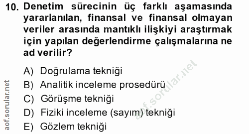 Soru 10