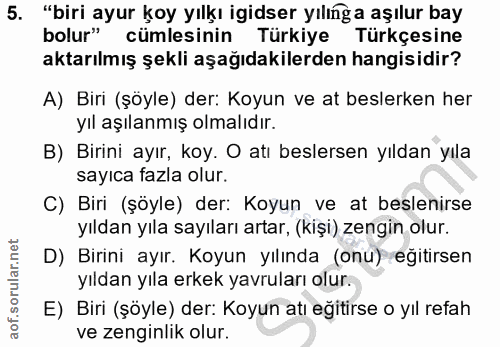 Soru 5