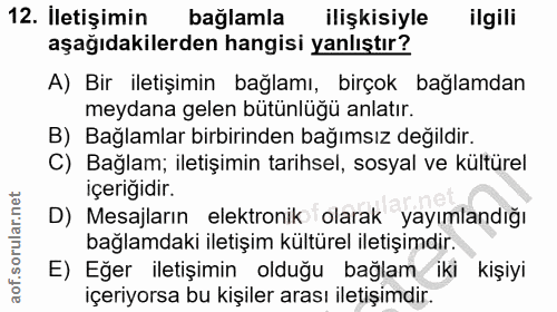 Soru 12