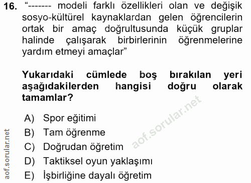 Soru 16