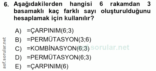 Soru 6