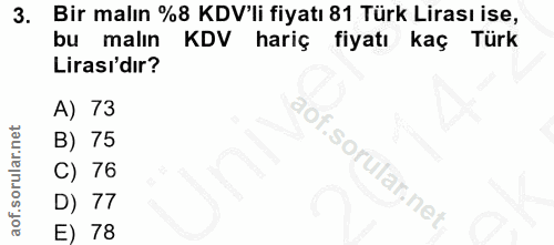 Soru 3