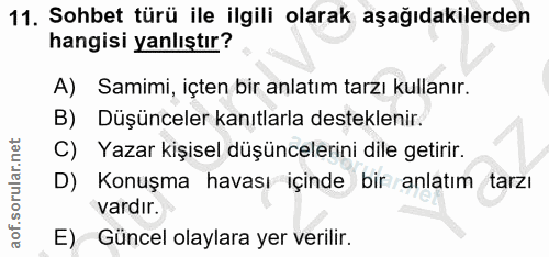 Soru 11