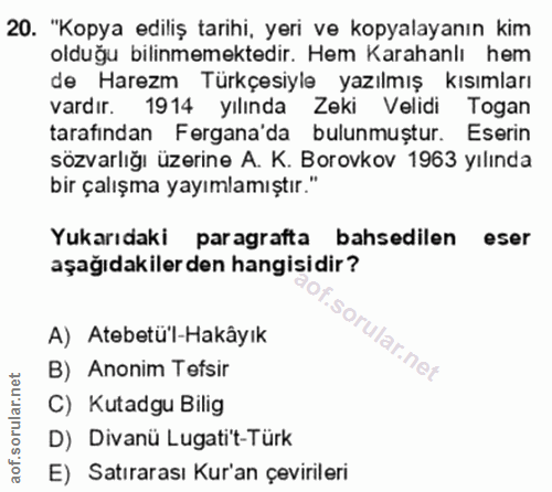 Soru 20