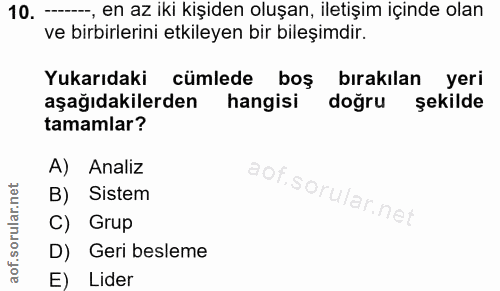 Soru 10