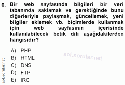 Soru 6