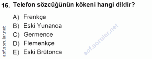 Soru 16