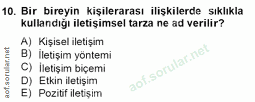 Soru 10